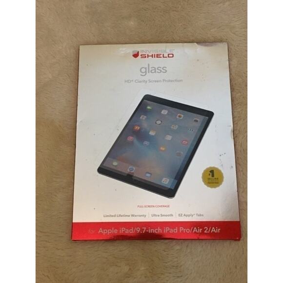 ZAGG Apple iPad/9.7" iPad Pro/Air 2/Air InvisibleShield - Glass - Picture 1 of 2